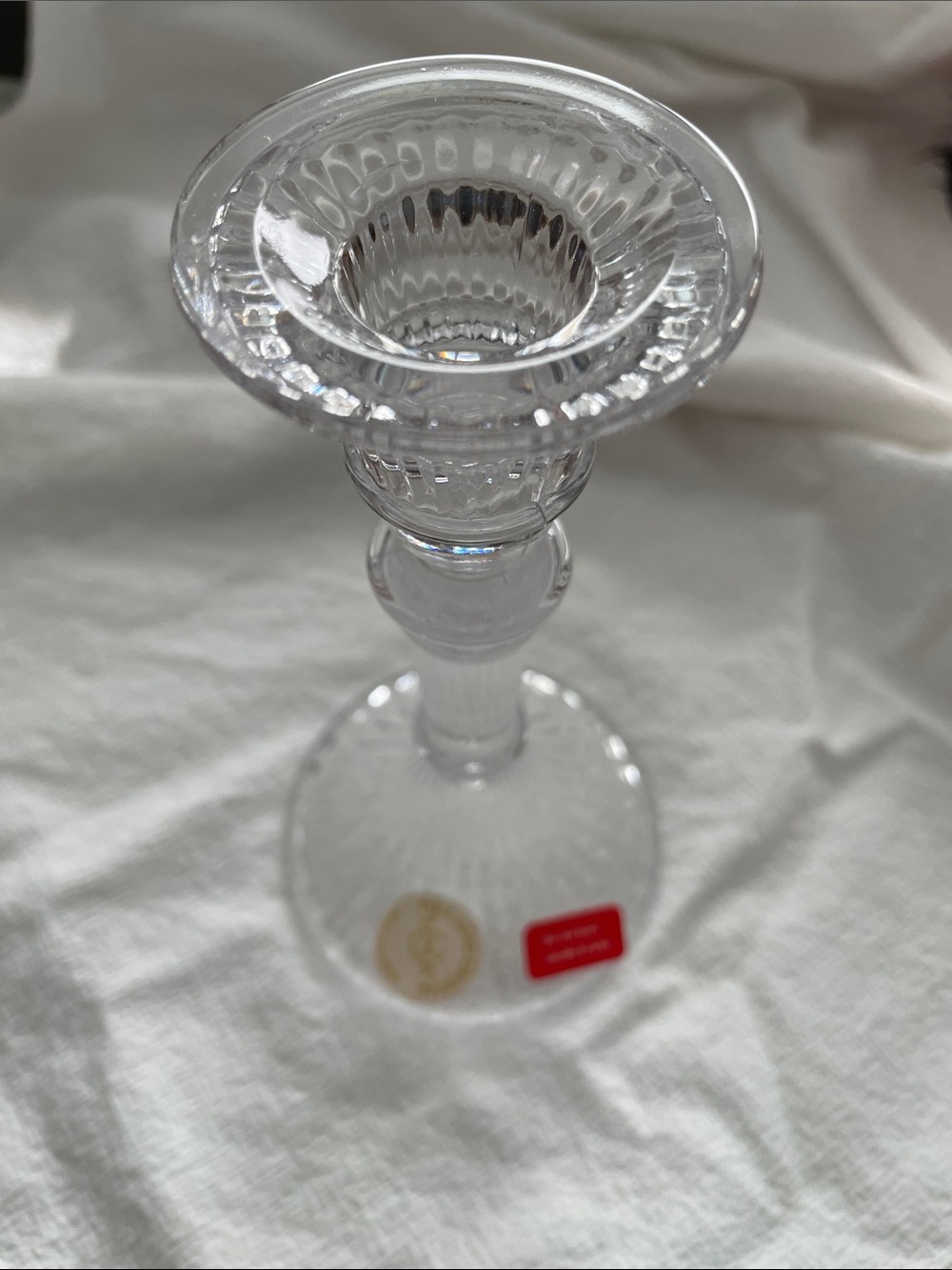 Lenox Full Lead Crystal candlestick-PAIR